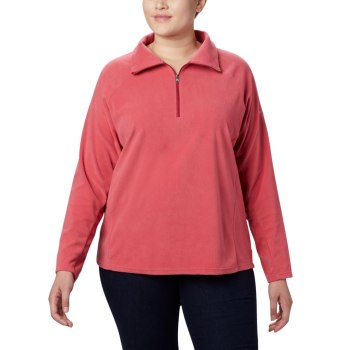 Dámské Mikiny Columbia Glacial IV 1/2 Zip Plus Size Růžové HGOTVJ539